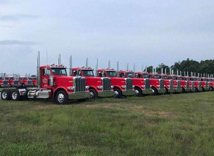 Lew Thompson & Son Trucking trucks